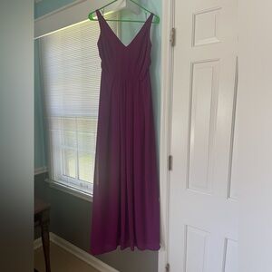 Lulus floor length purple dress